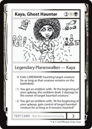 Kaya, Ghost Haunter (2021 Edition) [Mystery Booster Playtest Cards] | Grognard Games