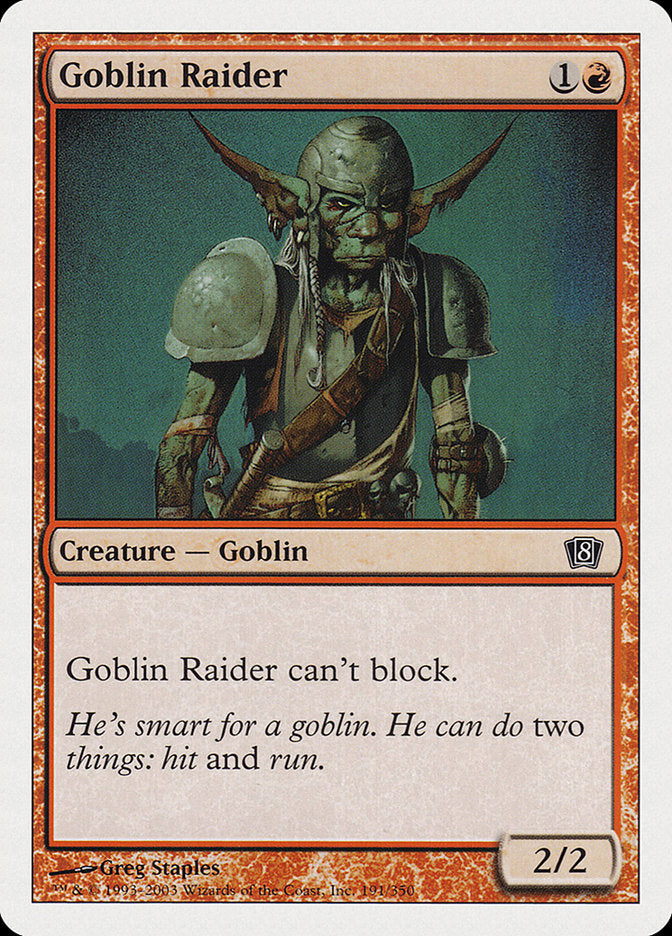 Goblin Raider [Eighth Edition] | Grognard Games