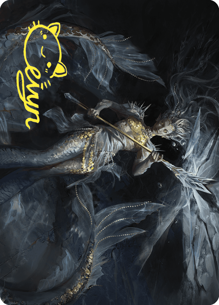 Sharae of Numbing Depths Art Card (Gold-Stamped Signature) [Wilds of Eldraine Art Series] | Grognard Games