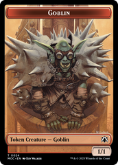 Goblin // Eldrazi Double-Sided Token [March of the Machine Commander Tokens] | Grognard Games