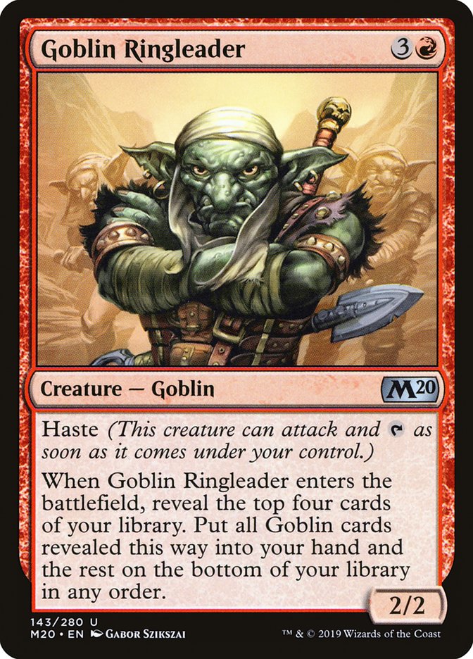 Goblin Ringleader [Core Set 2020] | Grognard Games