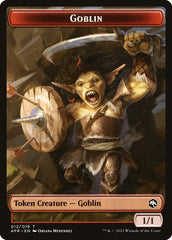 Clue // Goblin Double-sided Token [Dungeons & Dragons: Adventures in the Forgotten Realms Commander Tokens] | Grognard Games