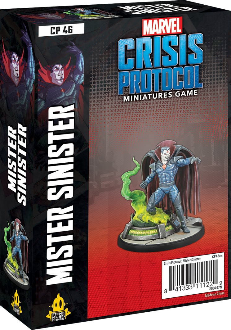 CP 46 Marvel Crisis Protocol: Mister Sinister | Grognard Games