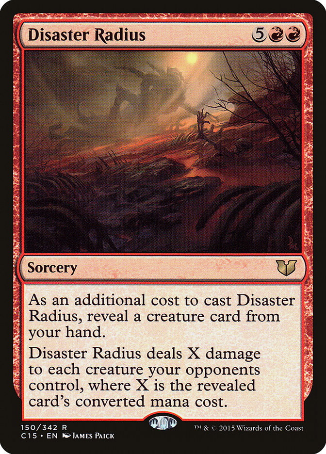 Disaster Radius [Commander 2015] | Grognard Games