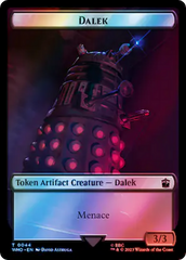 Dalek // Treasure (0062) Double-Sided Token (Surge Foil) [Doctor Who Tokens] | Grognard Games