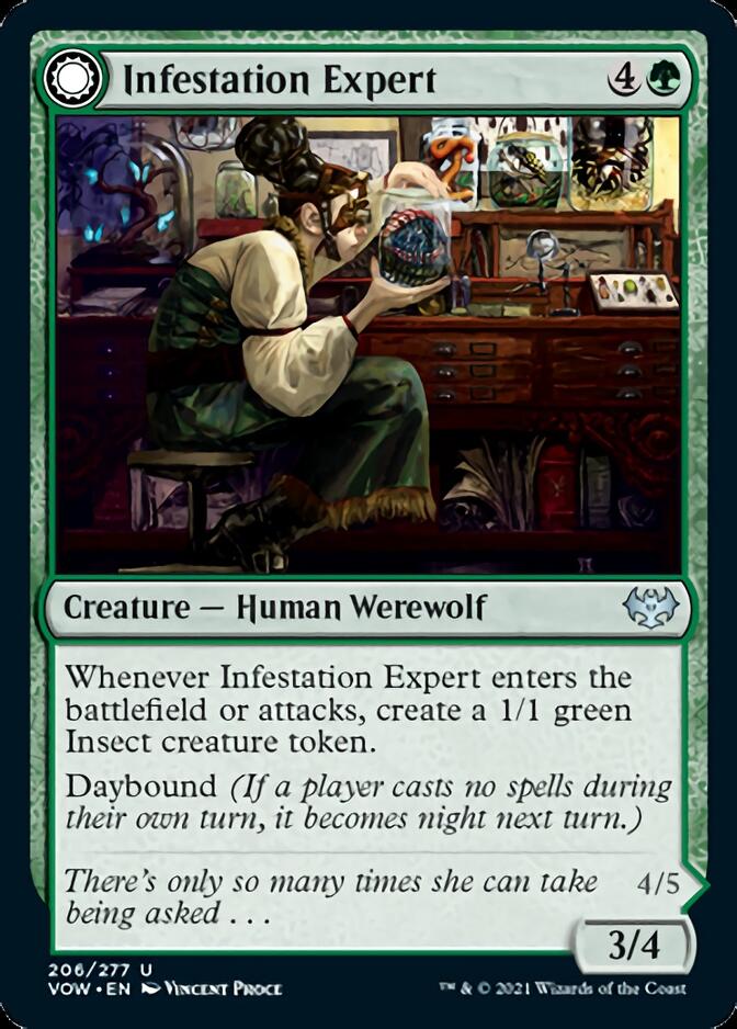 Infestation Expert // Infested Werewolf [Innistrad: Crimson Vow] | Grognard Games