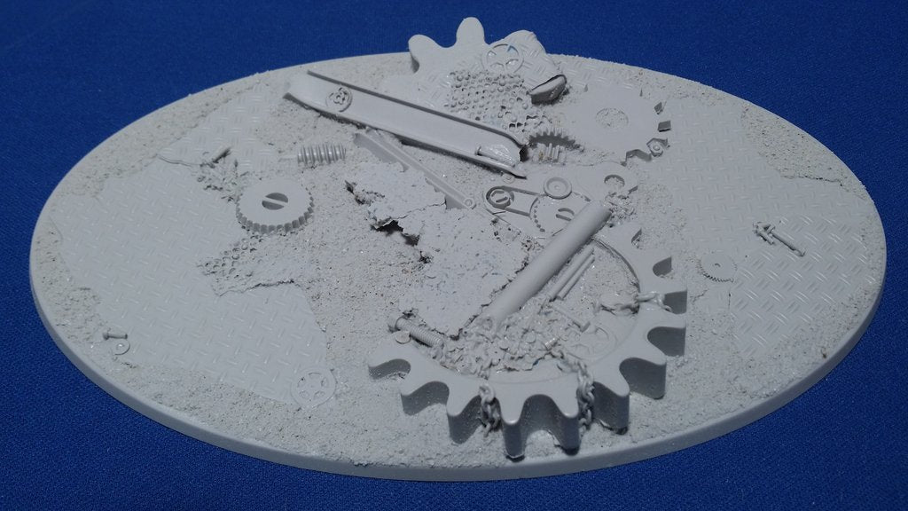 Elrik's Hobbies: Industrial Ruins Base Oval 170 x 105mm | Grognard Games