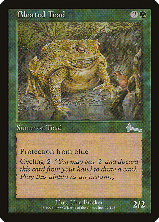 Bloated Toad [Urza's Legacy] | Grognard Games