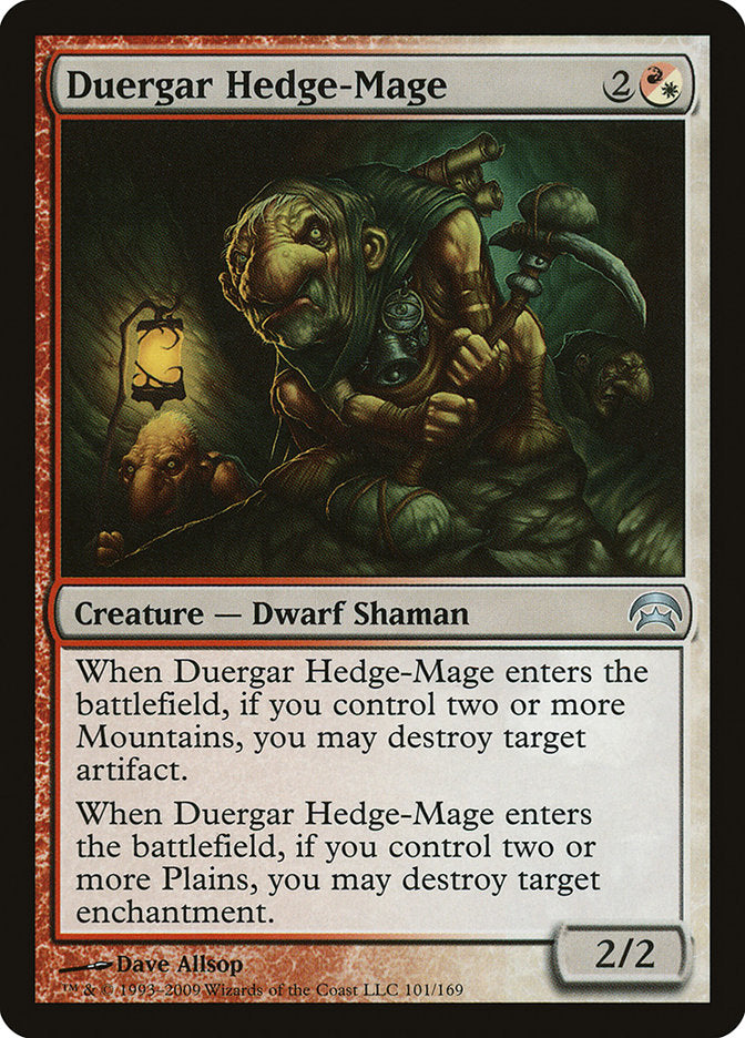 Duergar Hedge-Mage [Planechase] | Grognard Games