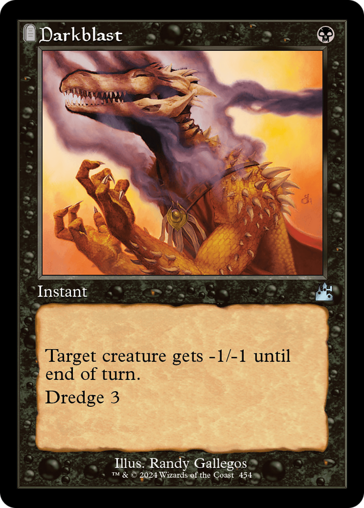 Darkblast (Retro Frame) [Ravnica Remastered] | Grognard Games