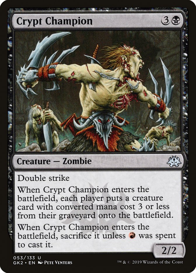 Crypt Champion [Ravnica Allegiance Guild Kit] | Grognard Games