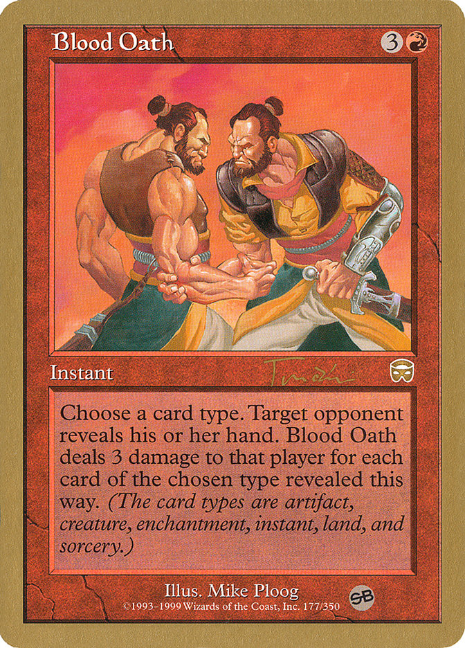 Blood Oath (Jan Tomcani) (SB) [World Championship Decks 2001] | Grognard Games