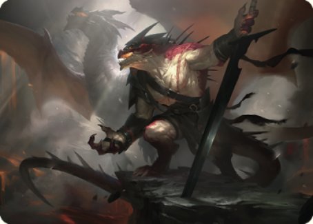 Rivaz of the Claw Art Card [Dominaria United Art Series] | Grognard Games