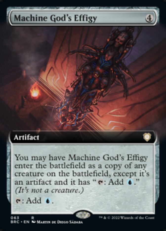 Machine God's Effigy (Extended Art) [The Brothers' War Commander] | Grognard Games