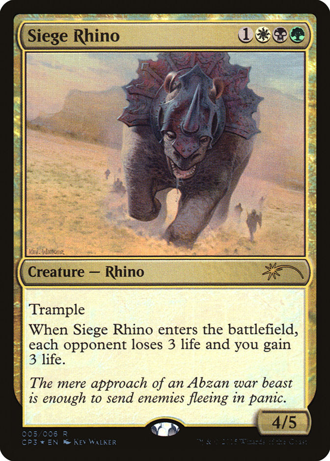 Siege Rhino [Magic Origins Clash Pack] | Grognard Games