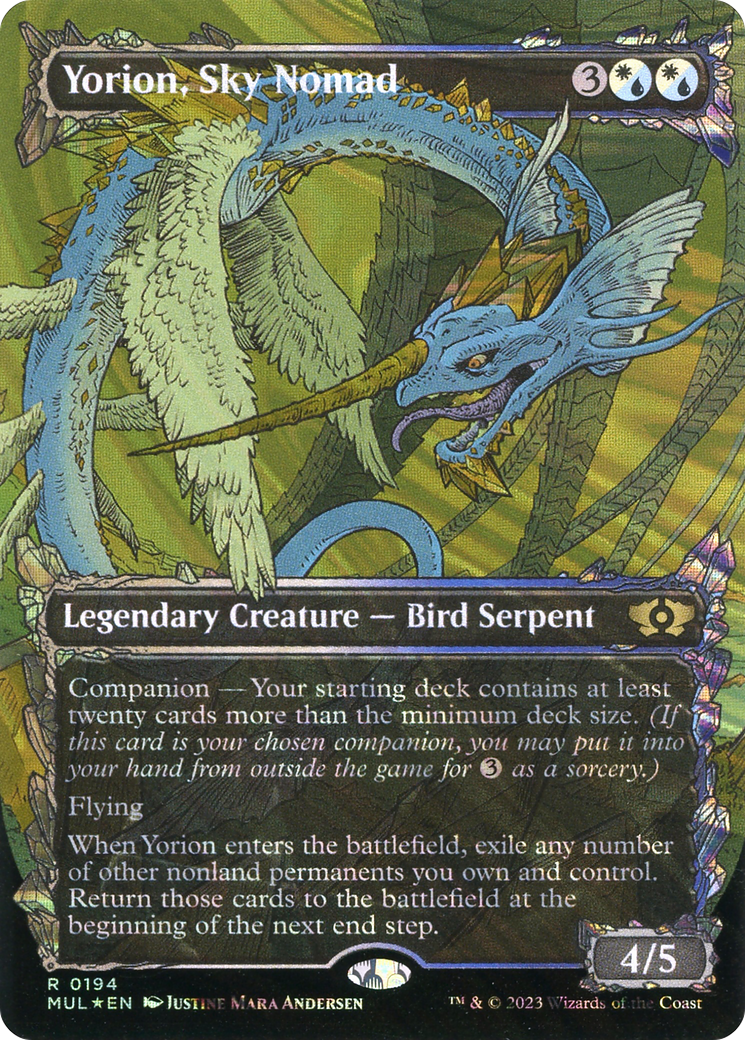 Yorion, Sky Nomad (Halo Foil) [Multiverse Legends] | Grognard Games