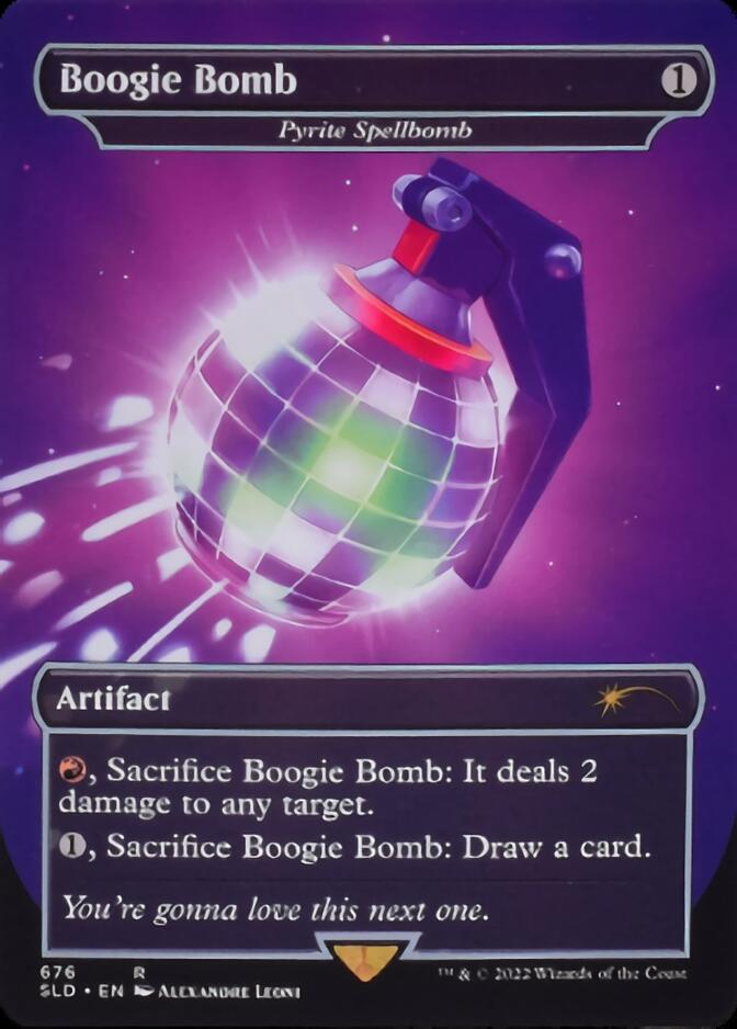 Pyrite Spellbomb - Boogie Bomb (Borderless) [Secret Lair Drop Promos] | Grognard Games