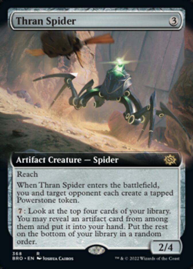 Thran Spider (Extended Art) [The Brothers' War] | Grognard Games