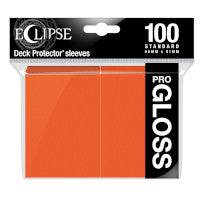 Eclipse Sleeves GLOSS Pumpkin Orange | Grognard Games