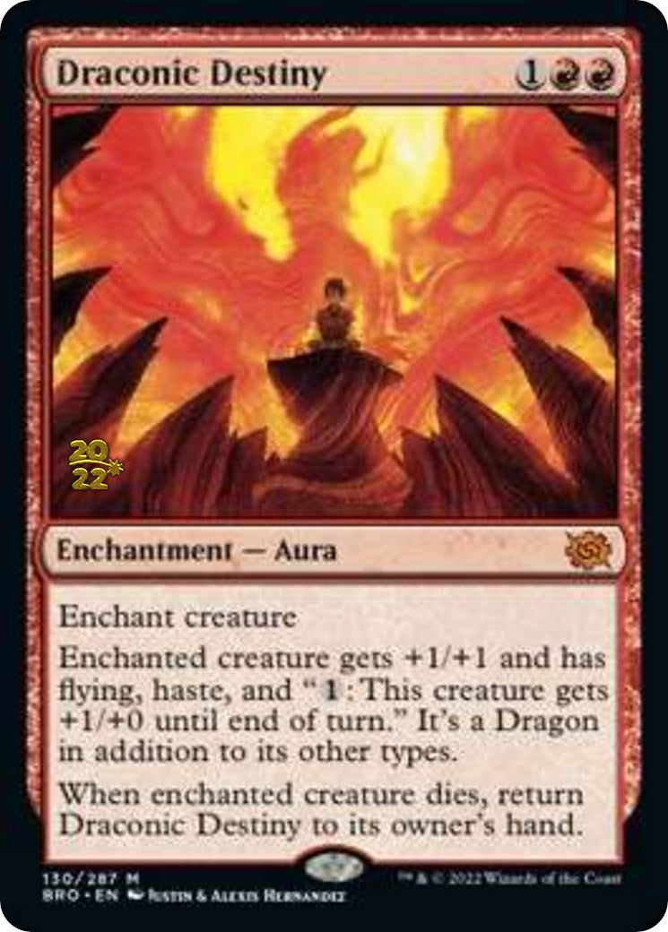Draconic Destiny [The Brothers' War: Prerelease Promos] | Grognard Games