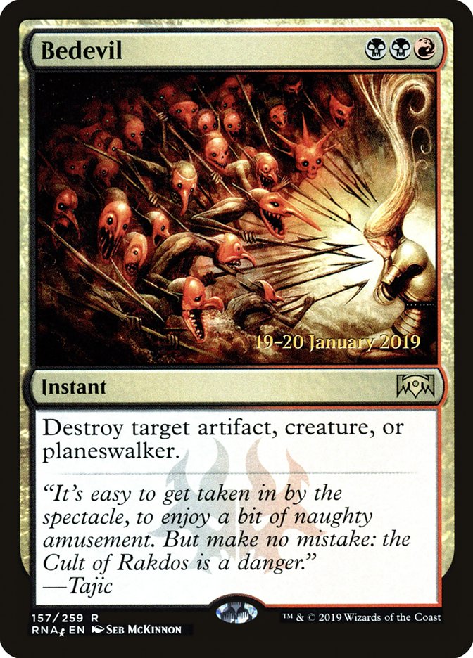 Bedevil [Ravnica Allegiance Prerelease Promos] | Grognard Games