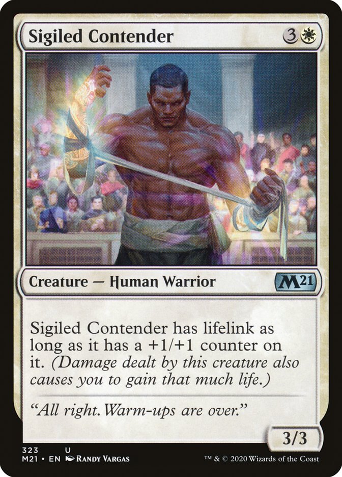 Sigiled Contender [Core Set 2021] | Grognard Games