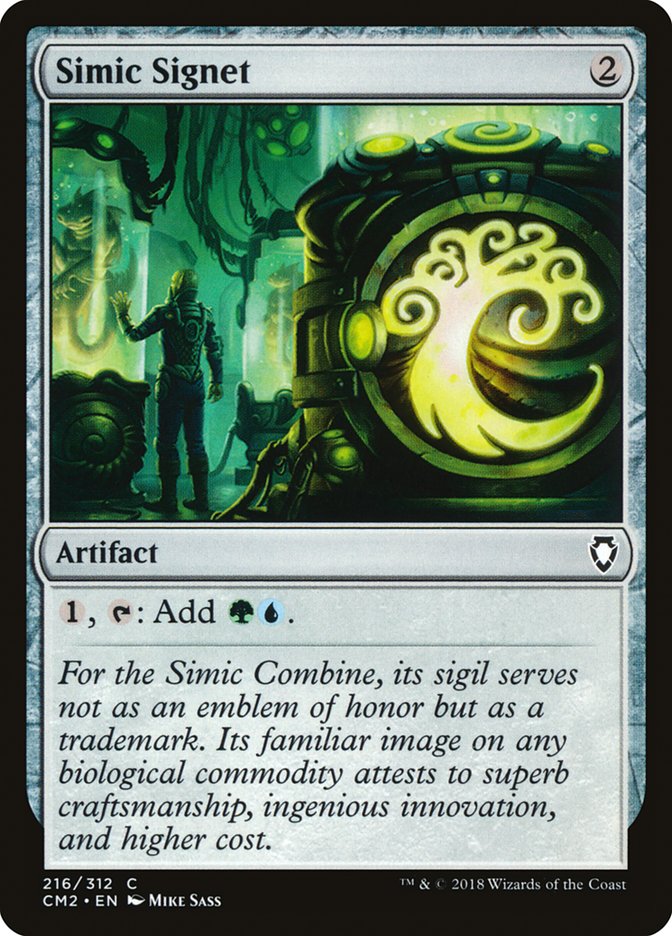 Simic Signet (216/312) [Commander Anthology Volume II] | Grognard Games