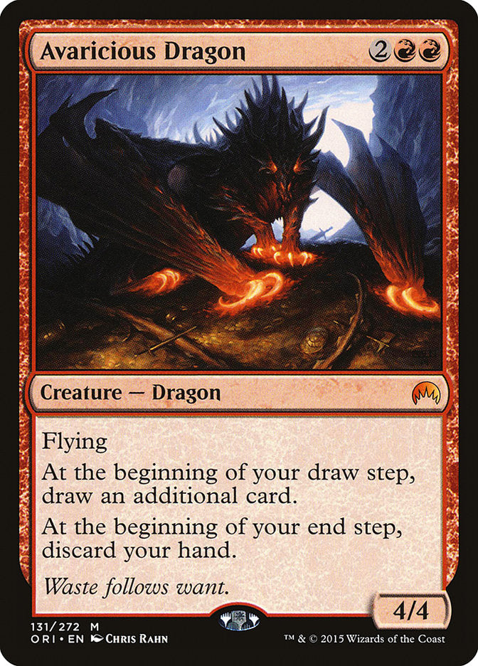 Avaricious Dragon [Magic Origins] | Grognard Games