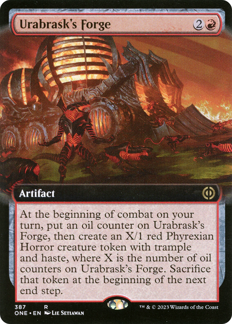 Urabrask's Forge (Extended Art) [Phyrexia: All Will Be One] | Grognard Games