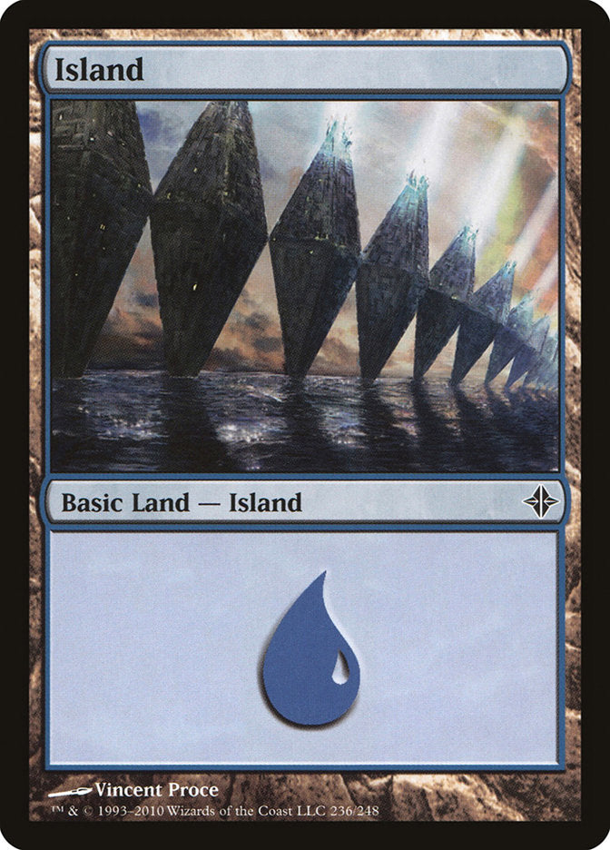 Island (236) [Rise of the Eldrazi] | Grognard Games