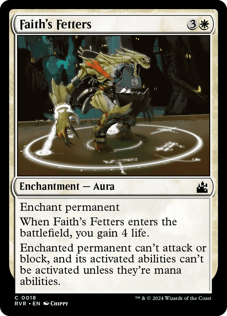 Faith's Fetters [Ravnica Remastered] | Grognard Games