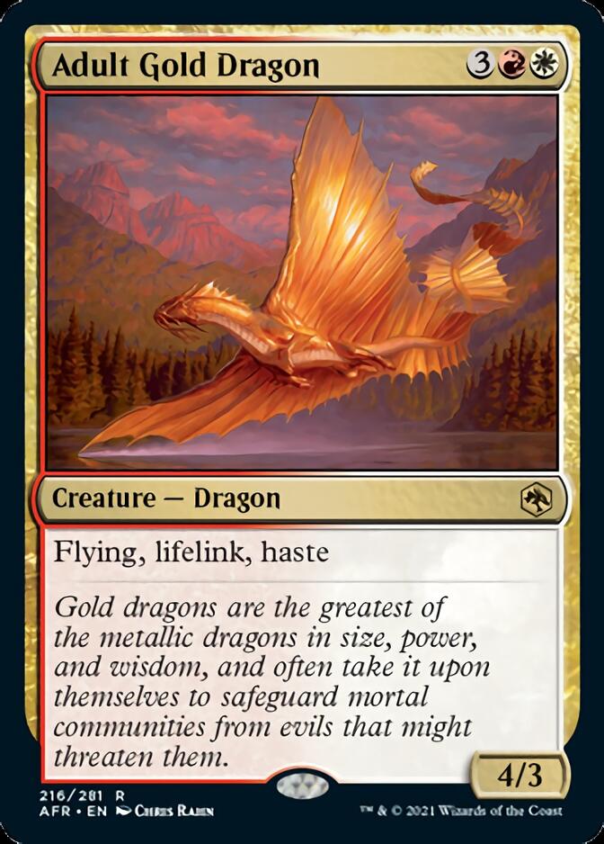Adult Gold Dragon [Dungeons & Dragons: Adventures in the Forgotten Realms] | Grognard Games
