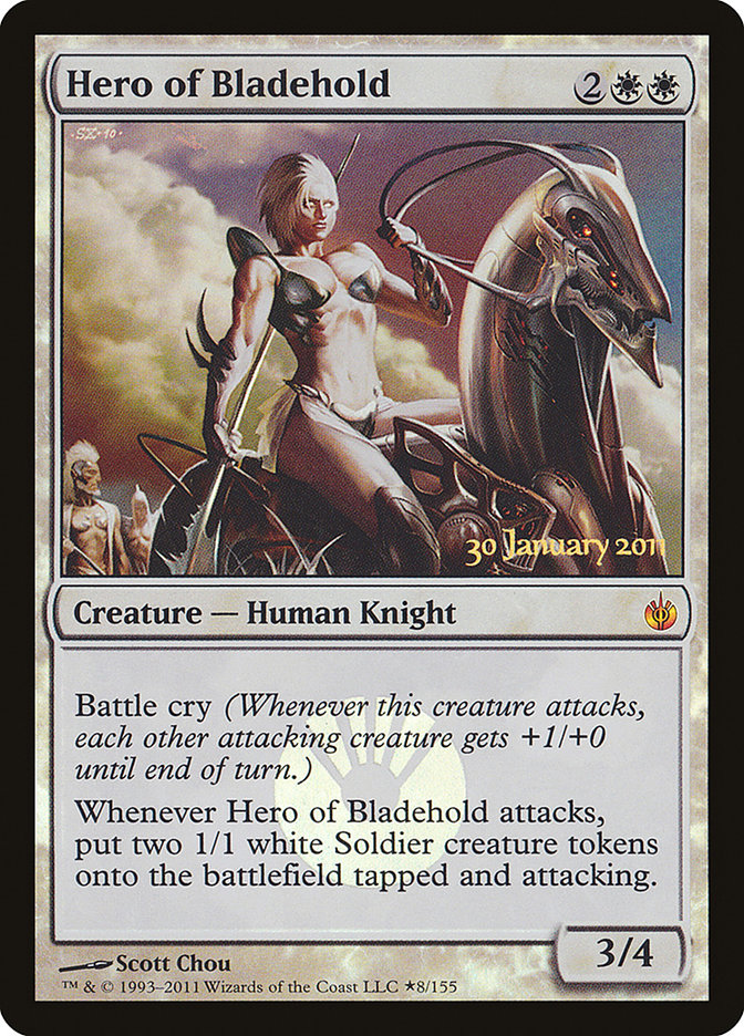 Hero of Bladehold [Mirrodin Besieged Prerelease Promos] | Grognard Games