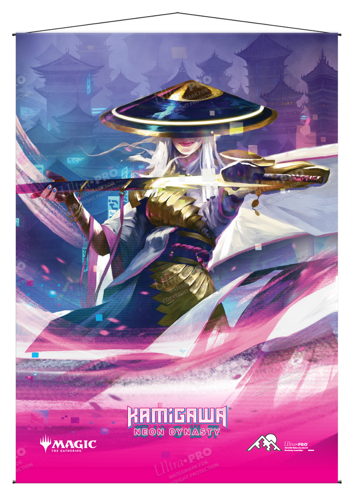 Kamigawa Neon Dynasty The Wandering Emperor Wall Scroll for Magic: The Gathering | Grognard Games