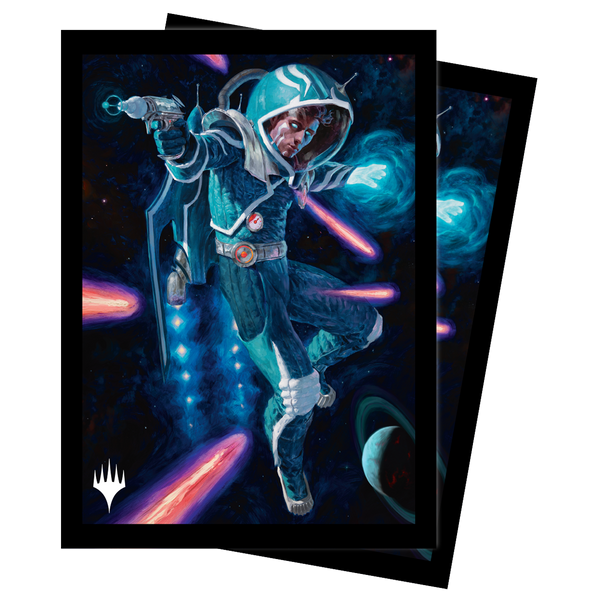 Unfinity Space Beleren Standard Deck Protector Sleeves (100ct) for Magic: The Gathering | Grognard Games