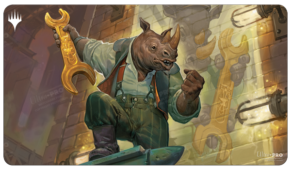 Streets of New Capenna Workshop Warchief Standard Gaming Playmat for Magic: The Gathering | Grognard Games