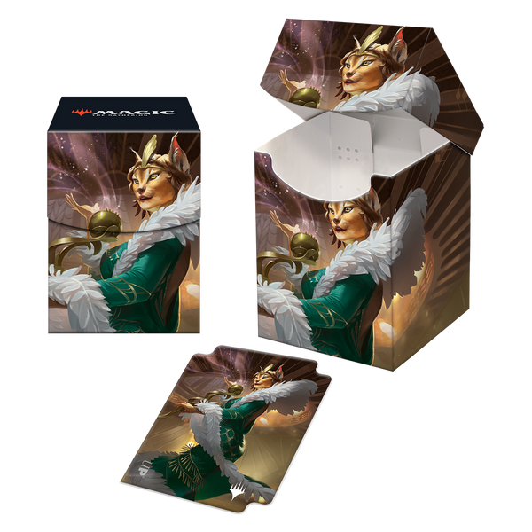 Streets of New Capenna Kitt Kanto, Mayhem Diva Commander 100+ Deck Box for Magic: The Gathering | Grognard Games