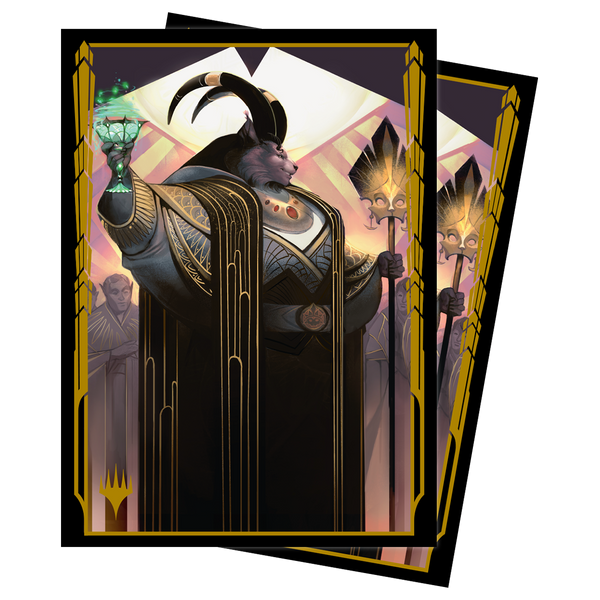 Streets of New Capenna Jetmir, Nexus of Revels Standard Deck Protector Sleeves (100ct) for Magic: The Gathering | Grognard Games