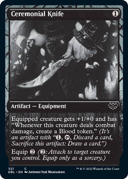 Ceremonial Knife [Innistrad: Double Feature] | Grognard Games