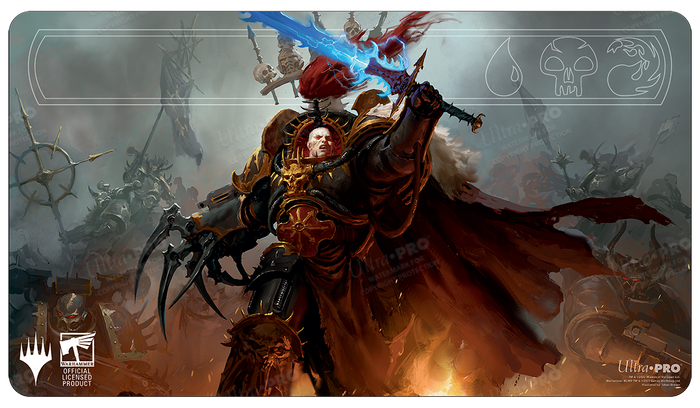 Warhammer 40K Commander Abaddon the Despoiler Standard Gaming Playmat for Magic: The Gathering | Grognard Games