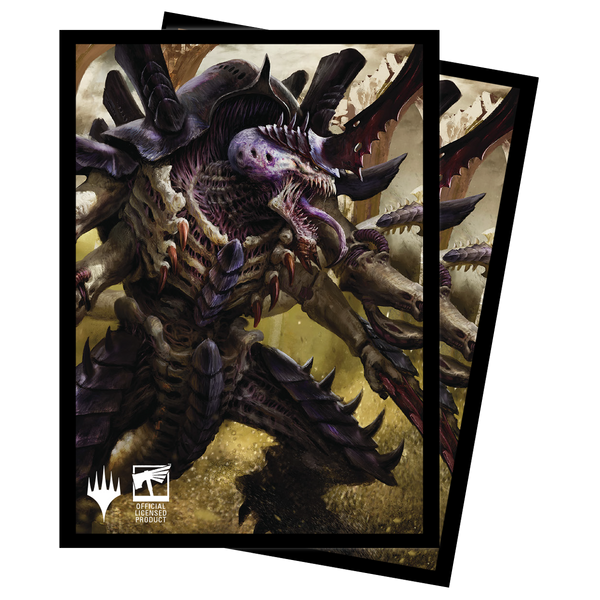 Warhammer 40K Commander The Swarmlord Standard Deck Protector Sleeves (100ct) for Magic: The Gathering | Grognard Games