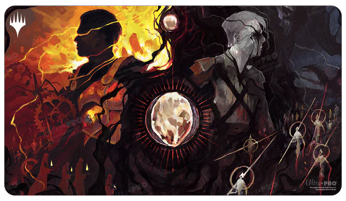 Ultra Pro Magic Playmat - The Brothers' War Visions of Phyrexia | Grognard Games