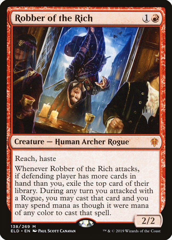 Robber of the Rich (Promo Pack) [Throne of Eldraine Promos] | Grognard Games