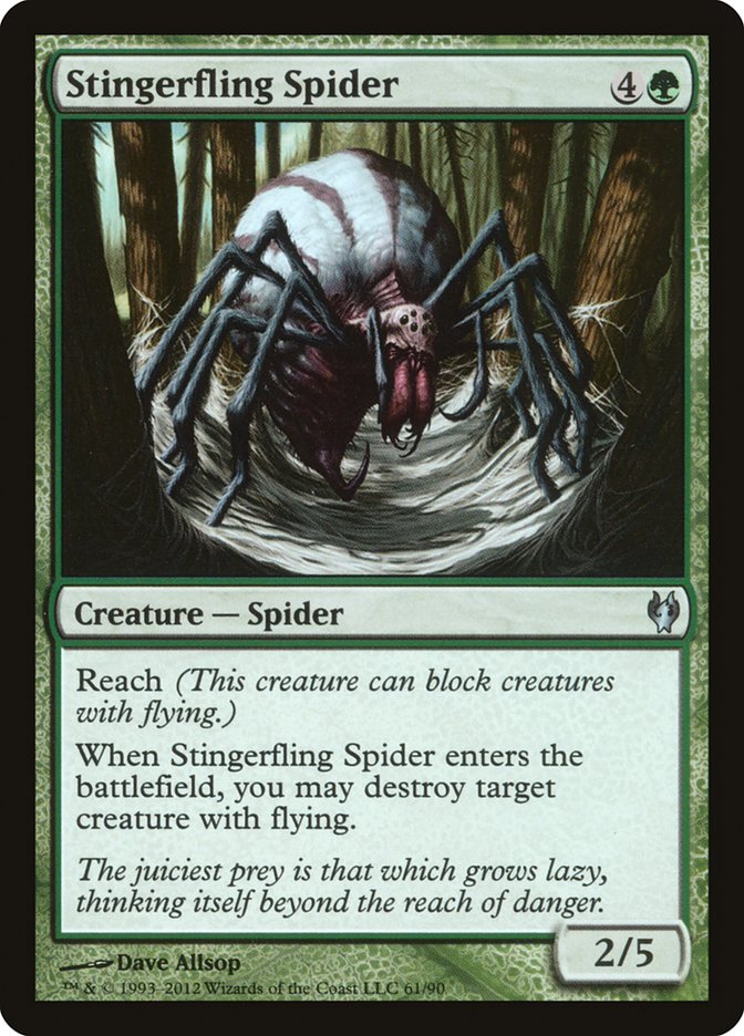 Stingerfling Spider [Duel Decks: Izzet vs. Golgari] | Grognard Games