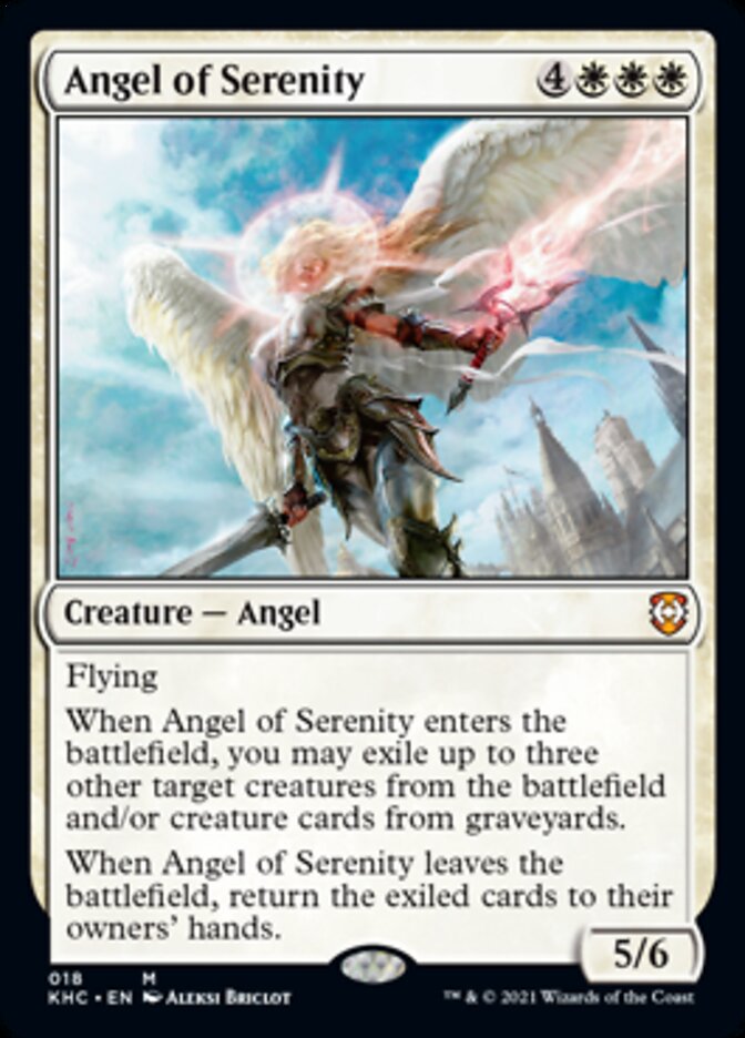 Angel of Serenity [Kaldheim Commander] | Grognard Games