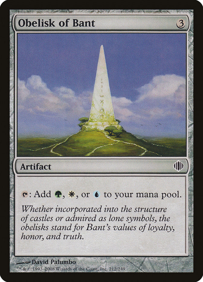 Obelisk of Bant [Shards of Alara] | Grognard Games