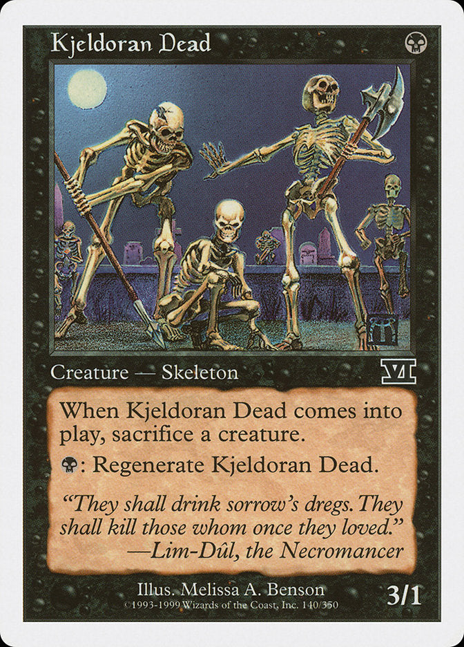 Kjeldoran Dead [Classic Sixth Edition] | Grognard Games