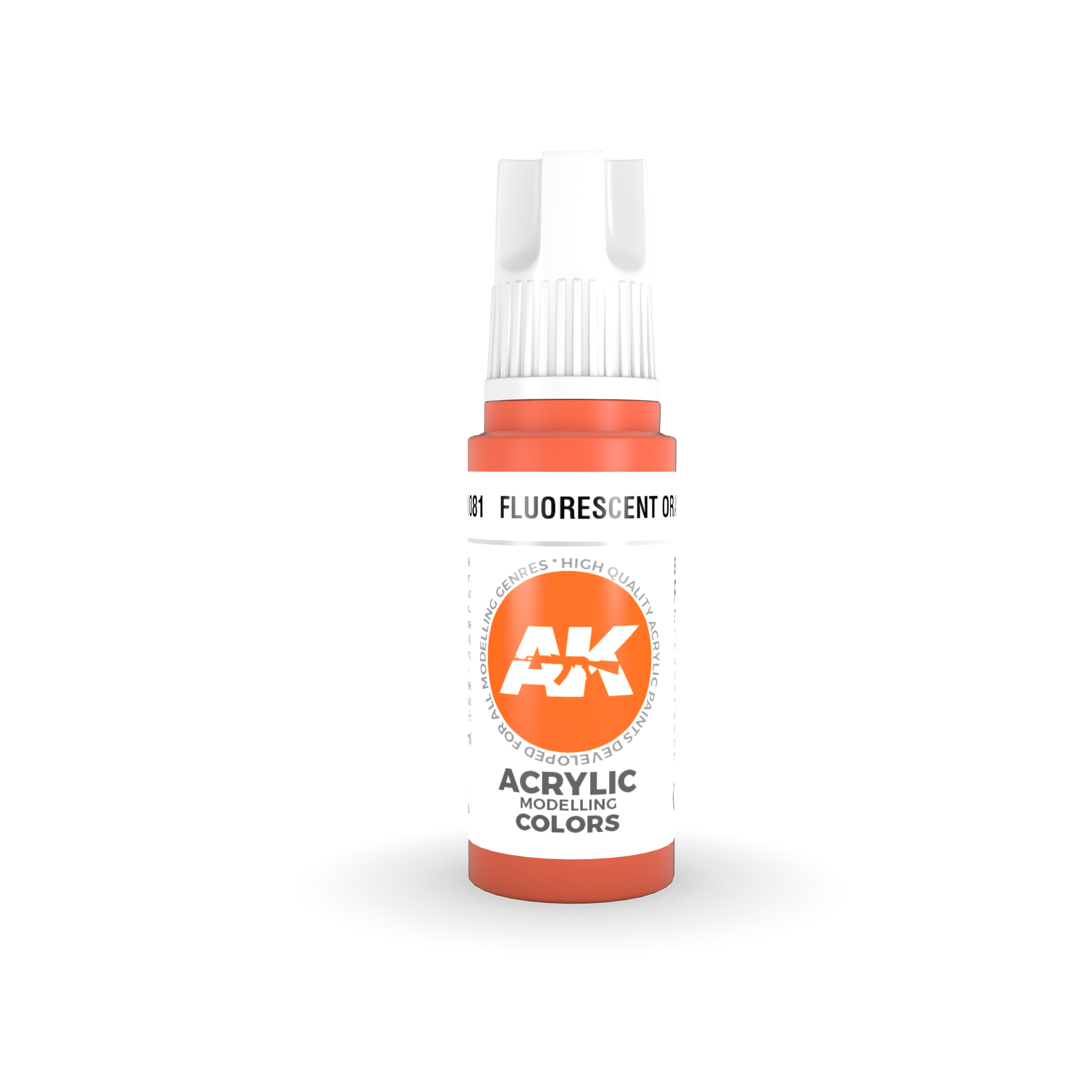 AK Acrylic Colors Flourescent Orange | Grognard Games