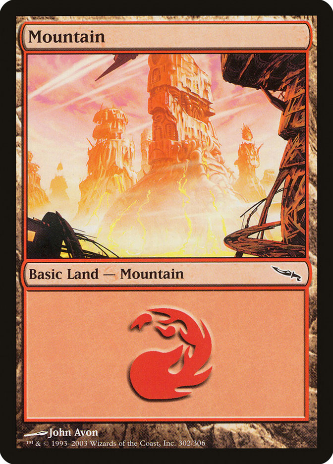 Mountain (302) [Mirrodin] | Grognard Games