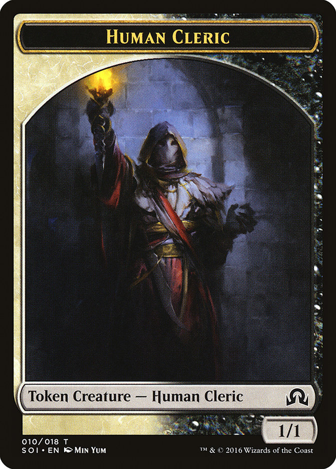Human Cleric [Shadows over Innistrad Tokens] | Grognard Games